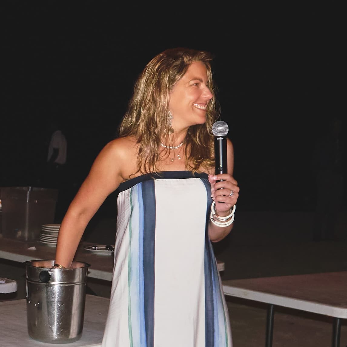 The Rockhouse Foundation raffle being drawn at Skylark Negril Beach Resort