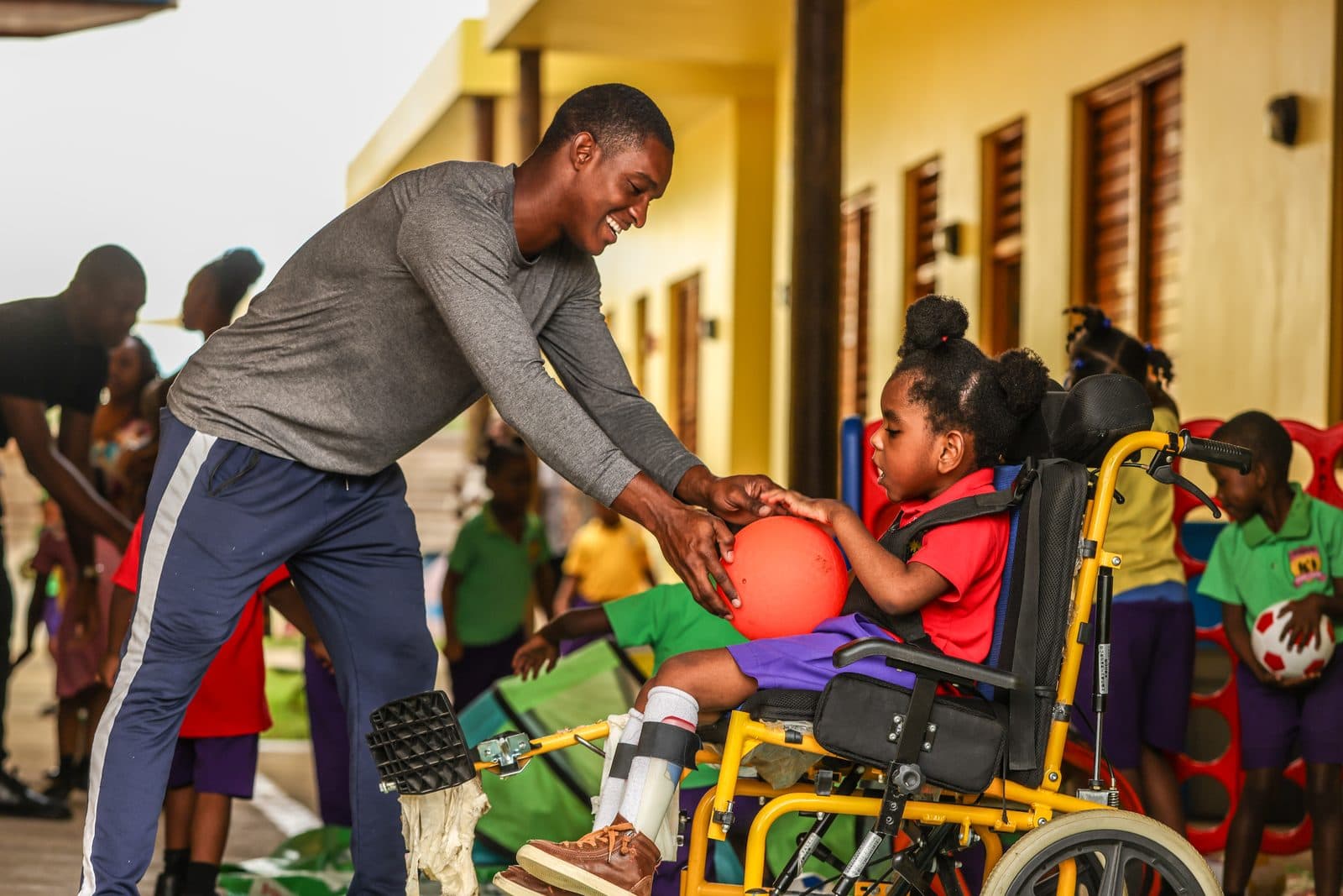 Children at the Sav Inclusive School