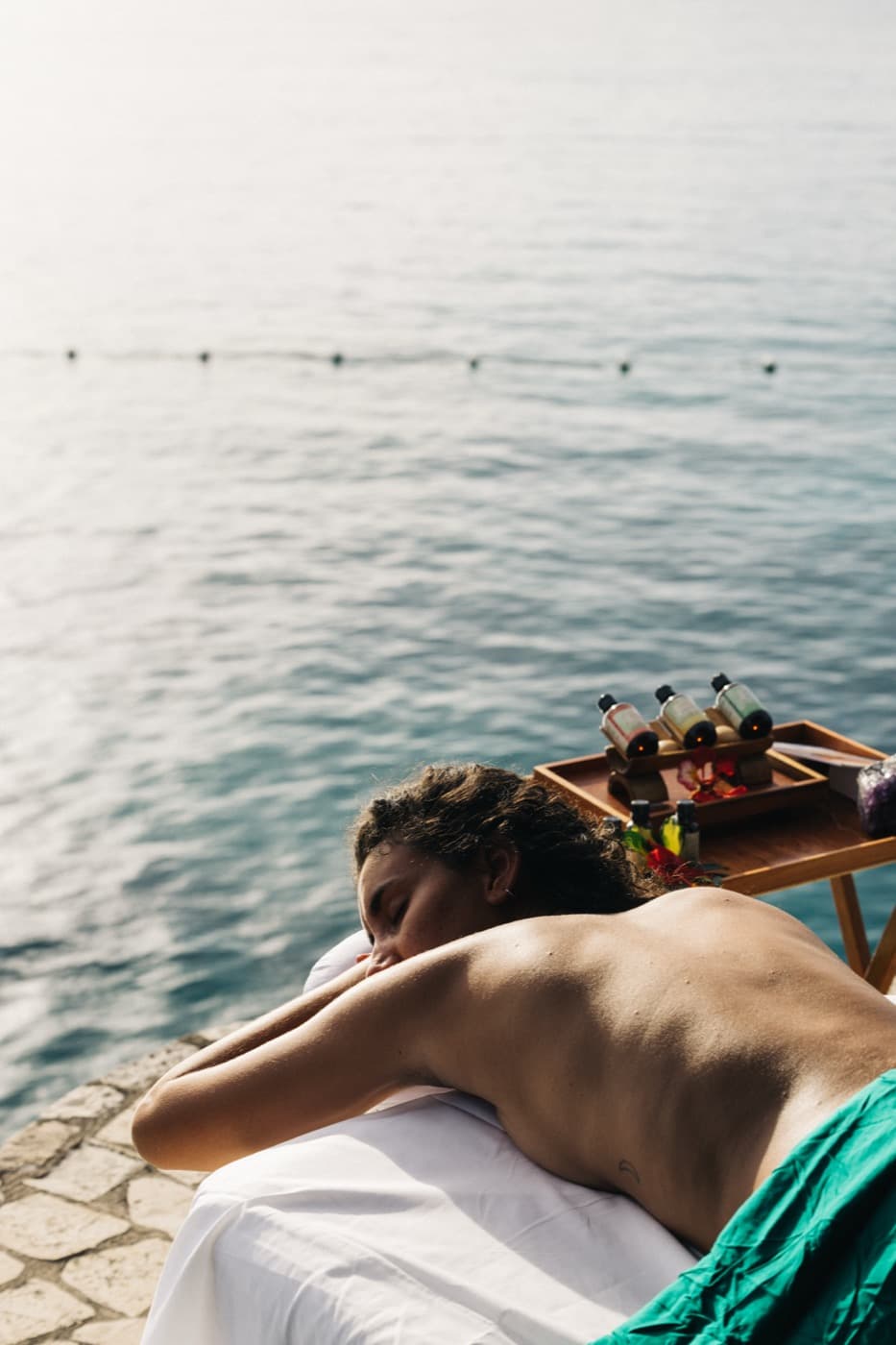 A massage at the water’s edge at the Rockhouse Spa