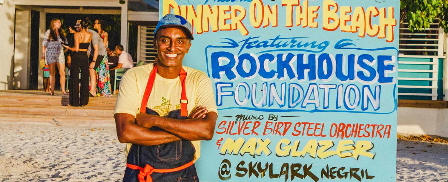 MARCUS SAMUELSSON DINNER AT SKYLARK - Rockhouse Foundation